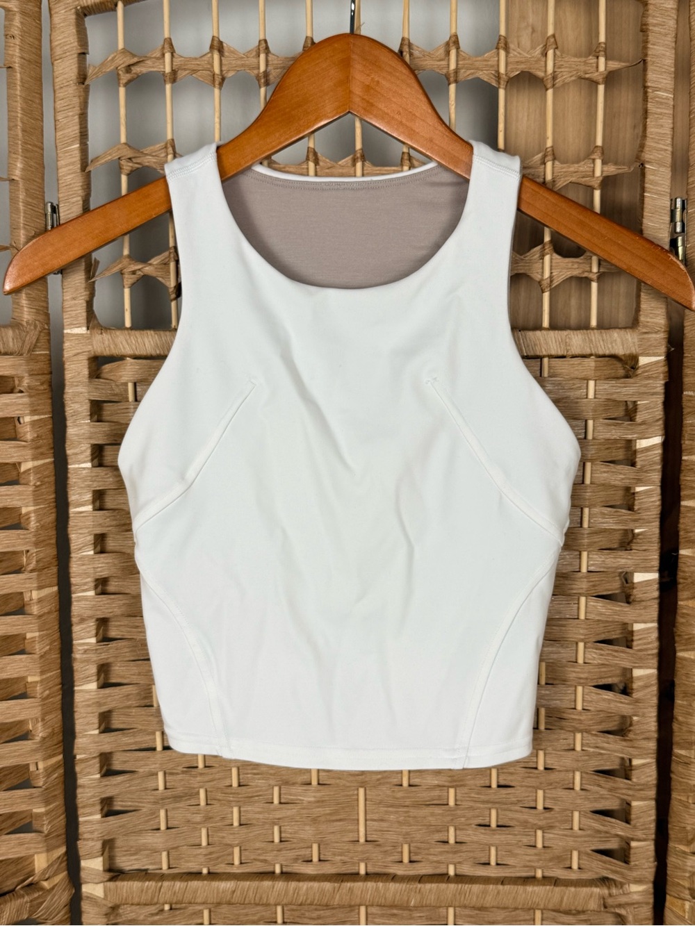 Lululemon Wunder Train Racerback Tank Everlux Size 2 White